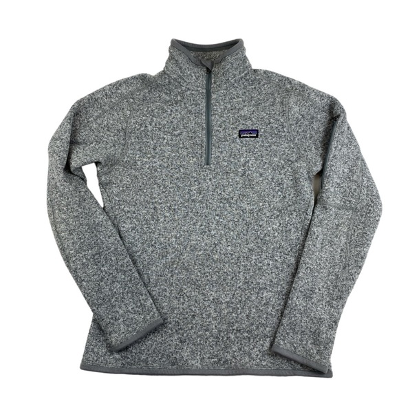Patagonia Women's Better Sweater
Gray 1/4 Zip Popover‎ Sz S - Picture 1 of 10